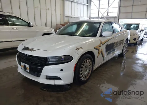 2018 Dodge Charger Police Awd из США, поврежденный, VIN 2C3CDXKT4JH198374